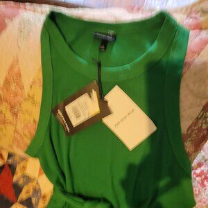 Sleevless Kelly Green Dress